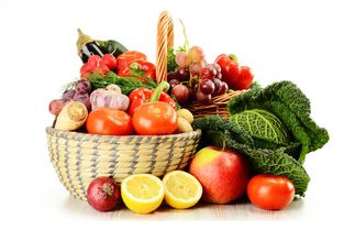 五色蔬菜水果